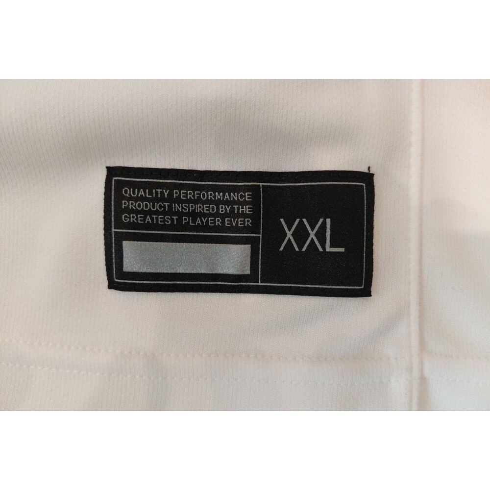 Jordan Men's Size 2XL Stock Overtime Basketball Jersey White/Red FQ5296-100 NWT - Picture 4 of 5